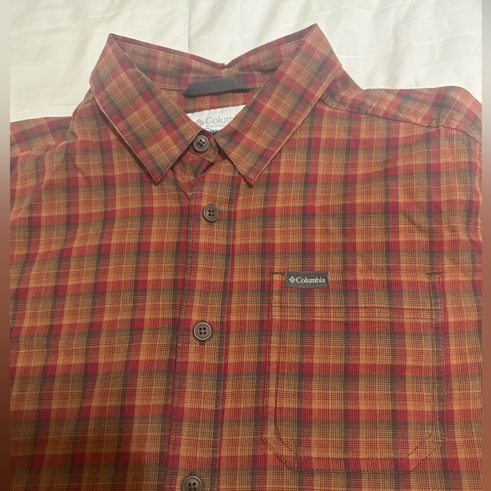 Columbia long sleeve button up